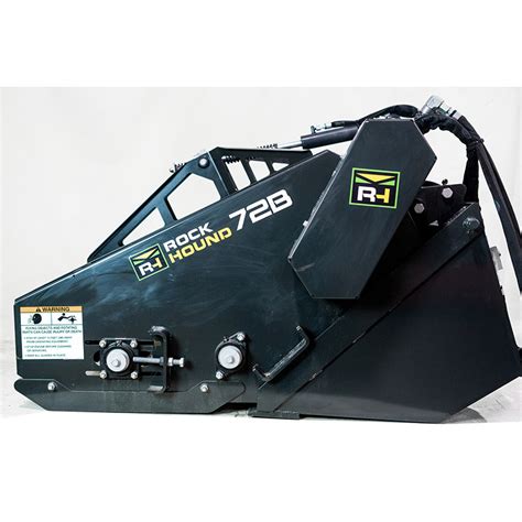 skid steer rockhound attachment for rent near me|bobcat rock picker attachment.